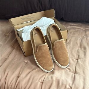 UGG Tan Loafers Slip-Ons Comfortable Casual